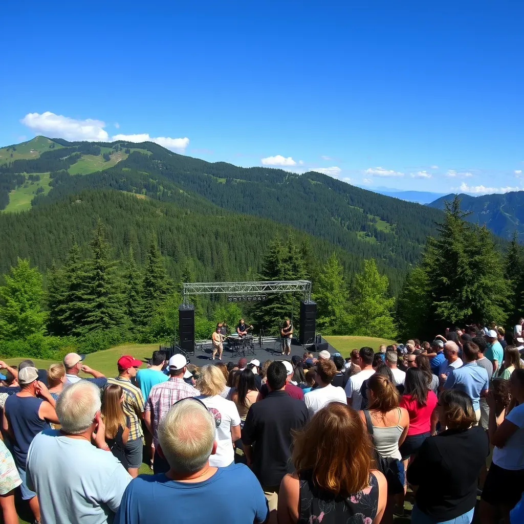 W górach jest wszystko co kocham: Koncert w sercu natury